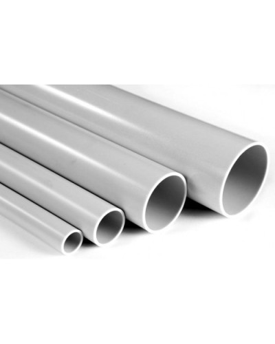 Труба гладкая ПВХ-UF жесткая сверхтяжелая диам 63, атмосферостойкая (3м) Экопласт 32063UF в Домодедово Гладкая труба Pintop.ru