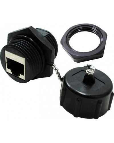 Индустриальный соединительный модуль, IP68, экранированный, категории 5e LANMASTER (LAN-KCP45S5E-WP) в Домодедово Проходные адаптеры Pintop.ru