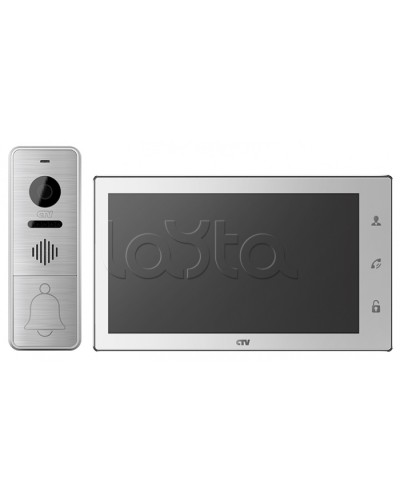 Комплектвидеодомофона CTV-DP4706AHD (белый) в Домодедово Комплекты домофонов Pintop.ru