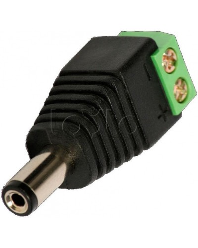 Разъем питания штекер 2.1х5.5 с быстрозажимной колодкой (50шт/уп) REXANT (14-0314-2) в Домодедово Коннекторы Pintop.ru