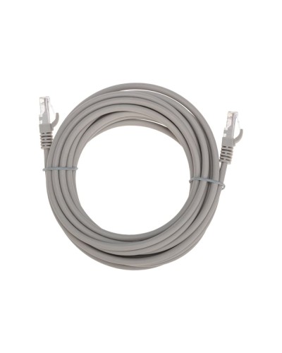 Патч-корд U/UTP, CAT 6, RJ45-RJ45, 26AWG, LSZH, серый, 5м REXANT 02-0290-5 в Домодедово Патчкорды (медные) Pintop.ru