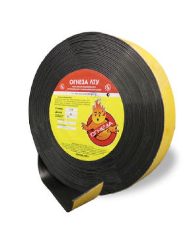 Лента термоуплотнительная Огнеза ОГНЕЗА-ЛТУ 2*50 мм., рулон 25 пог.м. в Домодедово Дополнительное оборудование пожаротушения Pintop.ru