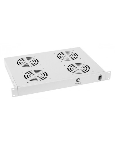 Панель вентиляционная с 4 вентиляторами Cabeus JG03 в Домодедово Вентиляторные модули Pintop.ru