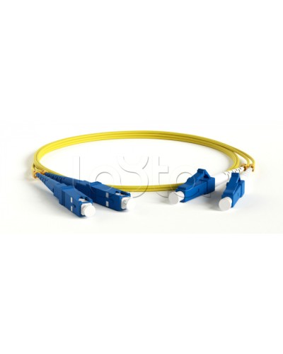 Патч-корд Hyperline (FC-D2-9A1-LC/UR-SC/UR-H-1M-LSZH-YL) в Домодедово Патч-корды оптические Pintop.ru