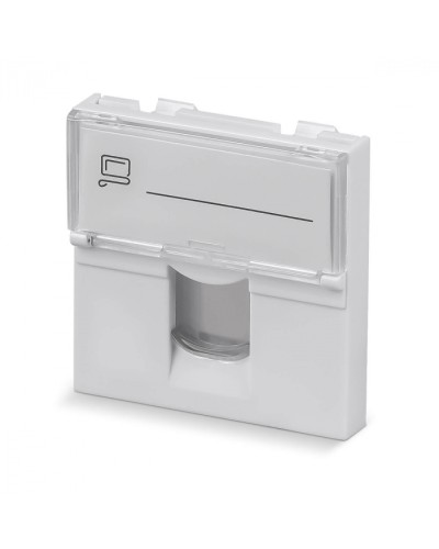 Вставка 45x45 (Mosaic) для 1 модуля формата Keystone Jack (арт.078604) Cabeus (FP-L-45-1M) в Домодедово Модули Keystone Pintop.ru