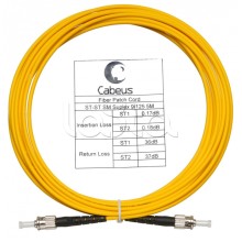 Шнур оптический simplex ST-ST 9/125 sm 15м LSZH Cabeus FOP(s)-9-ST-ST-15m