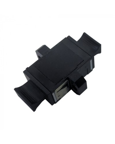 Адаптер оптический MPO тип B (Key-up/Key-up), с фланцами, черный LANMASTER (LAN-MPO-BM-MM) в Домодедово Проходные адаптеры и розетки оптические Pintop.ru