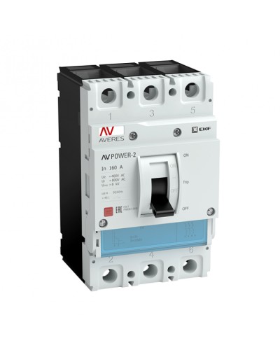 Автоматический выключатель AV POWER-2/3 225А 80kA TR EKF AVERES (mccb-23-225H-TR-av) в Домодедово Электротехническое оборудование Pintop.ru