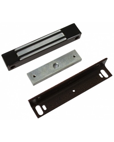 Замок электромагнитный влагозащищенный AccordTec ML-350N с уголком, цвет (коричневый) в Домодедово Электромагнитные замки Pintop.ru