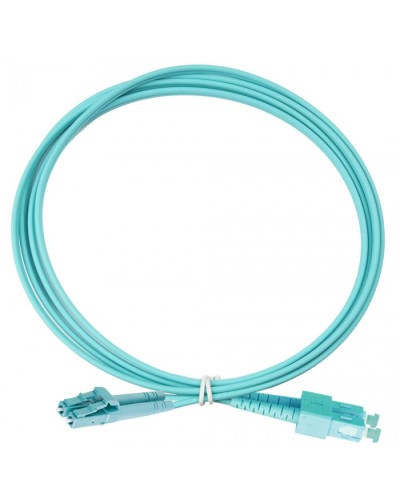 Оптический коммутационный шнур дуплексный, OM3, 2х50/125, SC-LC, 10 м Eurolan (41F-30-SC-LC-10) в Домодедово Патч-корды и пигтейлы Pintop.ru