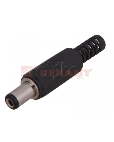 Разъем питания штекер 2.1х5.5x10 мм (50шт/уп) REXANT 14-0311 в Домодедово Коннекторы Pintop.ru