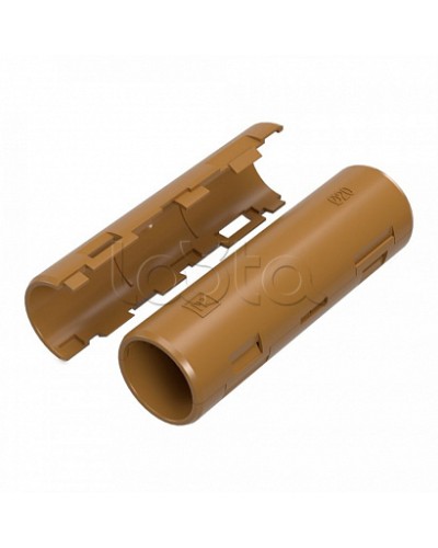 Муфта разборная d20 мм бук (70шт/840шт уп/кор) Промрукав (PR13.0422) в Домодедово Повороты, муфты, тройники Pintop.ru