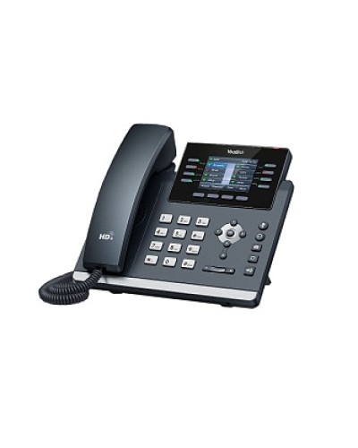 Yealink SIP-T44W - 12 аккаунтов, 2 порта USB, Wi-Fi, цветной экран, BLF, PoE, GigE, без БП, шт в Домодедово Дополнительное оборудование для сетей Pintop.ru