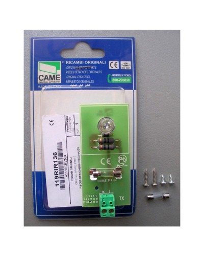 Плата TX DIR Came 119RIR136 в Домодедово Запчасти для шлагбаумов и автоматики Pintop.ru