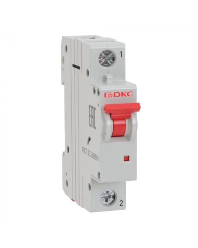 Выключатель автоматический модульный YON MD63 1P 16А C 6kA DKC (MD63-1C16-6) в Домодедово Электротехническое оборудование Pintop.ru