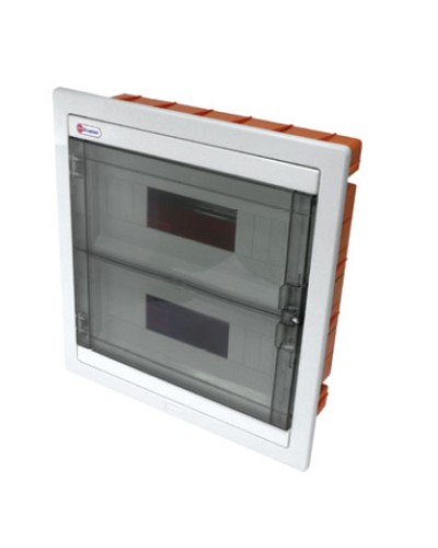 Щиток скрытой установки, 24 модулей, IP40 Экопласт 46024 в Домодедово Боксы для автоматов Pintop.ru