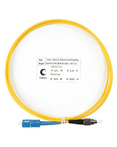 Шнур оптический simplex SC-FC 9/125 SM 1.5 м LSZH в Домодедово Патч-корды оптические Pintop.ru