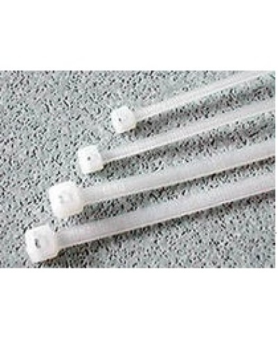 Хомут-стяжка нейлоновый, неоткрывающийся, 250х3.6 мм, белые Hyperline GT-250IC (100 шт/уп) в Домодедово Стяжки-хомуты Pintop.ru