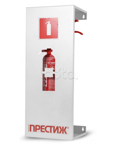 Подставка ПОЖТЕХНИКА Подставка настенная под огнетушитель ПРЕСТИЖ белый в Домодедово Аксессуары для огнетушителей Pintop.ru