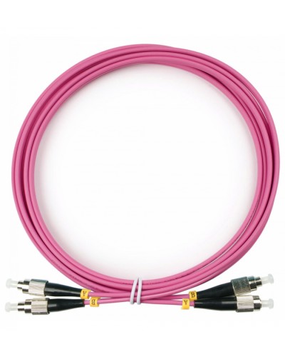Шнур оптический duplex FC-FC 50/125 mm OM4 2м LSZH в Домодедово Патч-корды оптические Pintop.ru