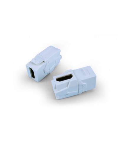 Вставка формата Keystone Jack Hyperline (KJ1-HDMI-AV18-WH) в Домодедово Коннекторы Pintop.ru