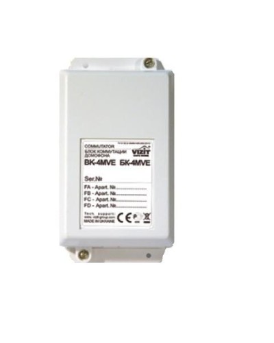 Блок коммутации домофонов Vizit БК-4MVE в Домодедово Блоки управления многоабонентные Pintop.ru