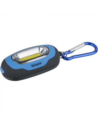 Фонарь Navigator 93 659 NPT-KC07-B-2CR2032 брелок пласт.1COB LED(1Вт) 3 реж.син в Домодедово Дополнительное оборудование для СКУД Pintop.ru
