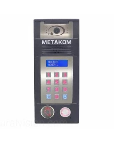 Многоабонентый антивандальный блок вызова со встроенной гибридной видеокамерой Метаком MК2018-TMRFGVH в Домодедово Блоки вызова многоабонентные Pintop.ru