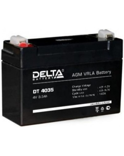 Аккумулятор свинцово-кислотный Delta DT 4035 в Домодедово Электротехническое оборудование Pintop.ru