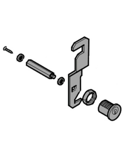 Замок дверцы G4040 Came 119RIG411 в Домодедово Запчасти для шлагбаумов и автоматики Pintop.ru