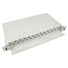 Бокс оптический 19" на 24ST порта Cabeus ODF-19-24-ST