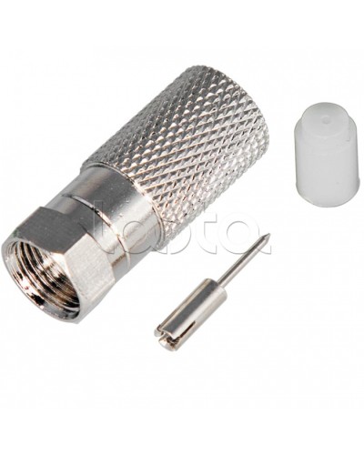 Разъем F-Разъем RG-11 (с пином) (50шт/уп) REXANT 05-4007 в Домодедово Коннекторы Pintop.ru