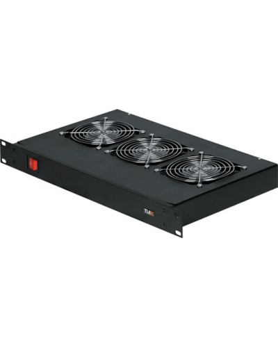 Панель вентиляционная с 3 вентиляторами TLK TLK-VP3/BK в Домодедово Вентиляторные модули Pintop.ru