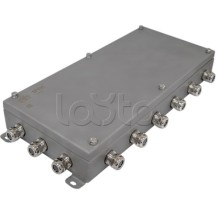 Коробка монтажная огнестойкая Гефест КМ-О (64к*6,0)-IP66 2040нерж, 18 вводов