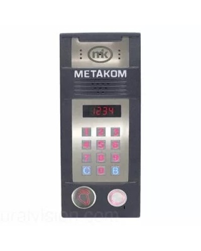 Многоабонентый антивандальный блок вызова со встроенной видеокамерой Метаком MК2018-RFMFV в Домодедово Блоки вызова многоабонентные Pintop.ru
