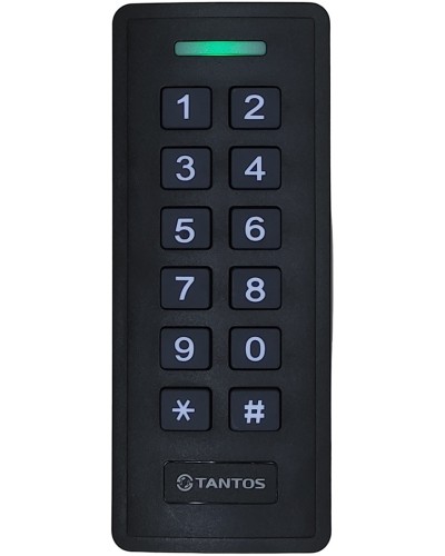 Кодонаборная панель со встроенным считывателем и контроллером Tantos TS-KBD-EMF Plastic в Домодедово Системы контроля доступа Pintop.ru