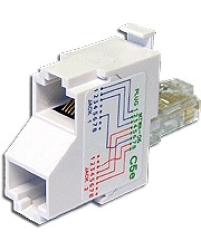 T-адаптер 1 телефонный и 1 компьютерный порт TWT TWT-T-E2-U2 в Домодедово Проходные адаптеры Pintop.ru