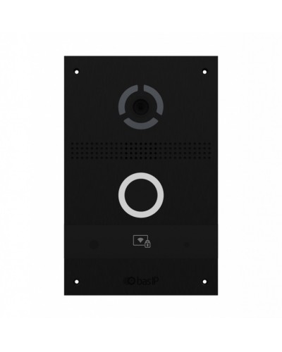 Панель вызывная индивидуальная BAS-IP AV-08FB BLACK в Домодедово Вызывные видеопанели малоабонентные Pintop.ru