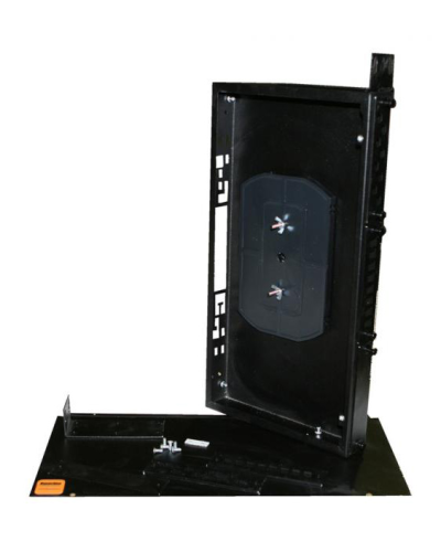 Hyperline FO-19R-3U-12xSLT-W140H42-96UN-BK Бокс оптический универсальный 19 в Домодедово Кроссы оптические Pintop.ru