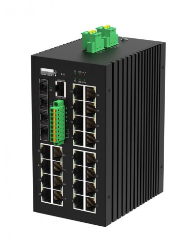 Управляемый промышленный L2+ коммутатор Gigalink GL-SW-G207-24P4ST-I в Домодедово Коммутаторы Pintop.ru