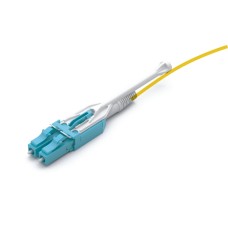 Патч-корд оптический дуплексный, LC-LC, для панелей высокой плотности, OM4, LSZH, 3 м, розовый LANMASTER LAN-2LC-2LC/OM4H-3.0