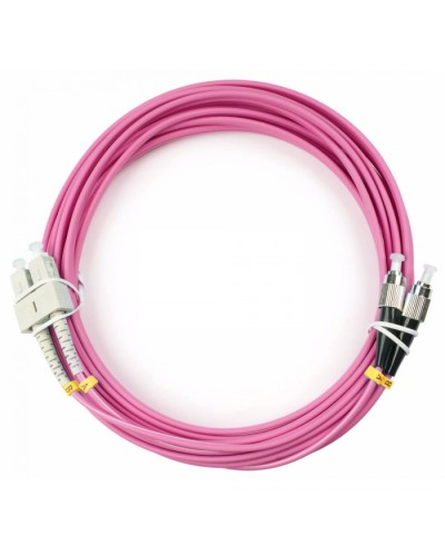 Шнур оптический duplex SC-FC 50/125 mm OM4 20м LSZH Cabeus FOP-50-OM4-SC-FC-20m в Домодедово Патч-корды оптические Pintop.ru
