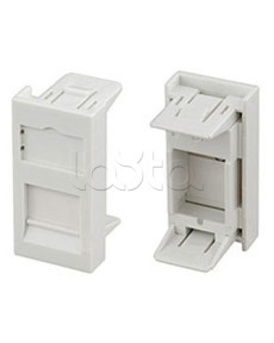 Вставка для 1 модуля формата Keystone Jack Hyperline SIP2-1K-M45-22.5 в Домодедово Модули Keystone Pintop.ru