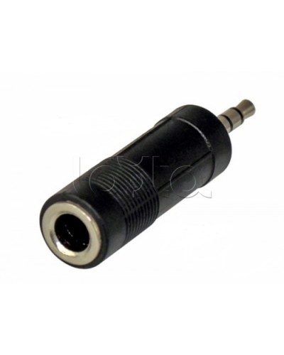 Переходник штекер 3.5мм стерео - гнездо 6.3мм стерео (50шт/уп) REXANT 14-0212 в Домодедово Коннекторы Pintop.ru