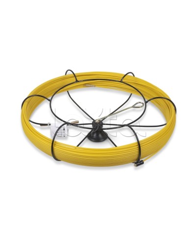 Устройство для протяжки кабеля мини УЗК в металлической кассете тип №2 Cabeus (Pull-M2-4,5-80m) в Домодедово Патч-корды и пигтейлы Pintop.ru