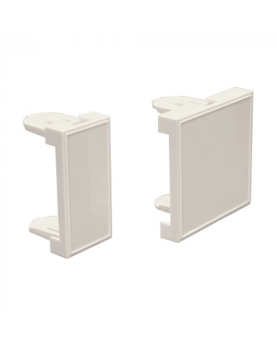 Заглушка 22.5х45, белая LANMASTER (LAN-SIP-22B-WH) в Домодедово Проходные адаптеры и розетки оптические Pintop.ru