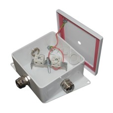 Коробка монтажная огнестойкая Гефест КМ-О (8к*6,0)-IP66-120х120, пять вводов