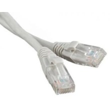Патч-корд RJ45 - RJ45, 4 пары, UTP, категория 5е, 1.5 м, белый, LSZH LANMASTER LAN-PC45/U5E-1.5-WH