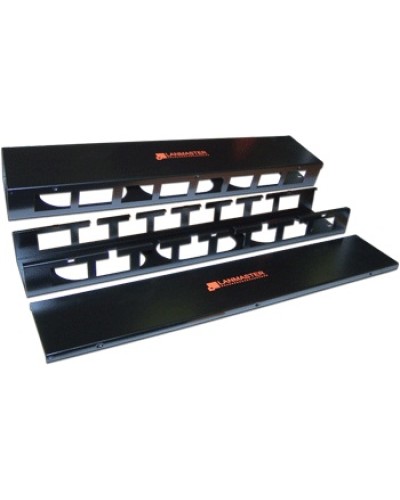 Органайзер кабельный 19 с крышкой, 2U LANMASTER (LAN-ORG/CV-2U) в Домодедово Кабельные органайзеры Pintop.ru