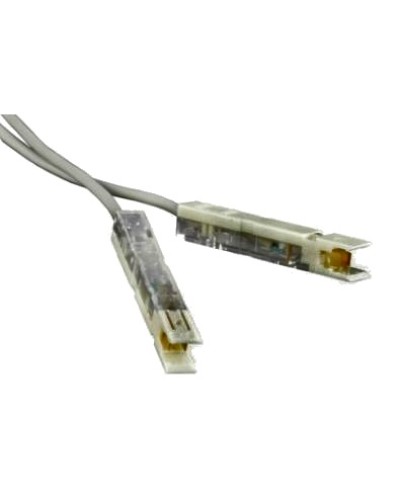 Патч-корд 110 тип - 110 тип, 1 пара, 1.5 м, серый LANMASTER LAN-P1-P1-1.5m в Домодедово Патч-корды и пигтейлы Pintop.ru